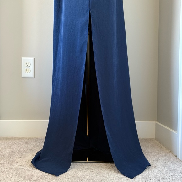 Sachin + Babi Evening Gown in Navy Blue, Sz 6 - Picture 6 of 13